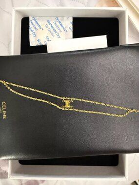 Celine double-layer necklace